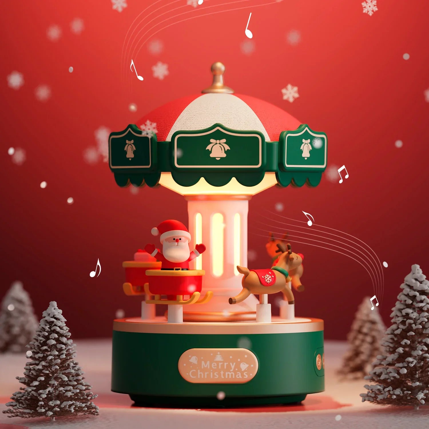 Christmas Carousel Music Boxes