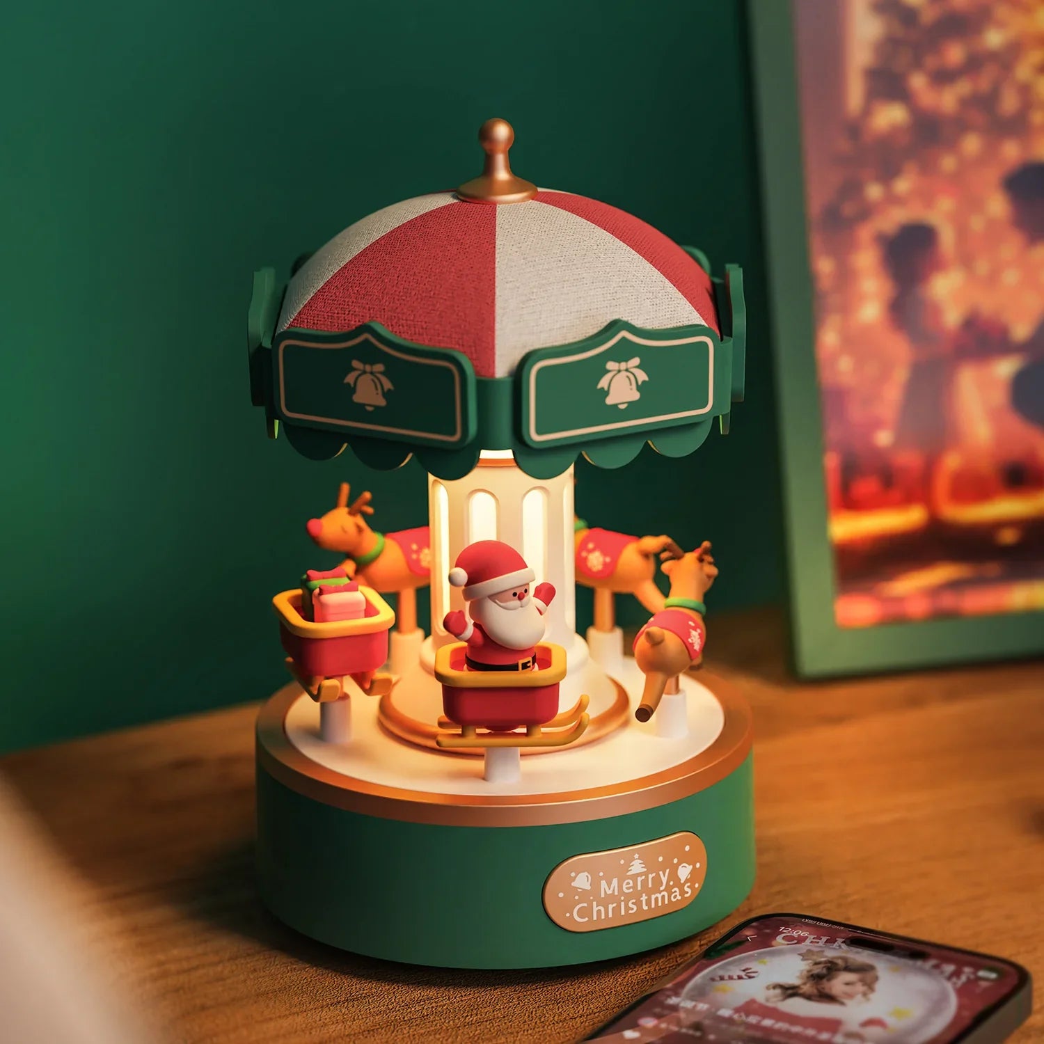 Christmas Carousel Music Boxes
