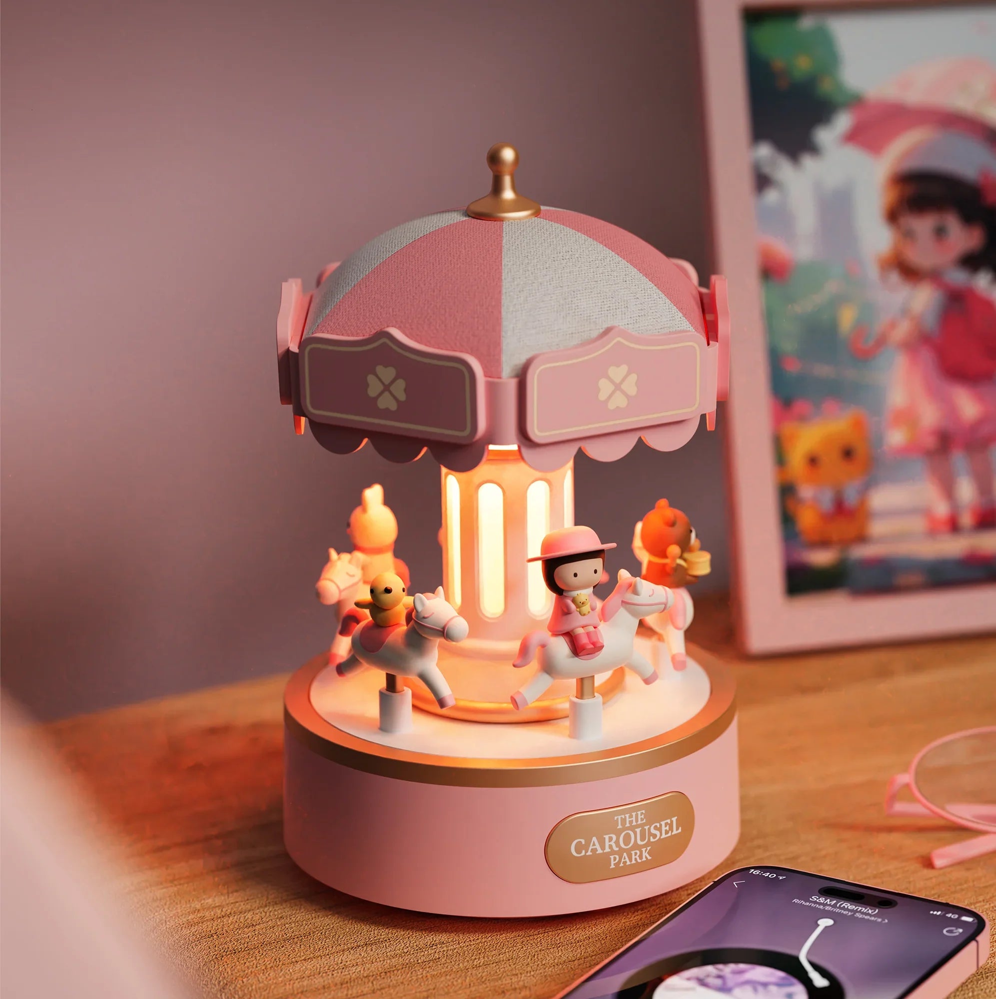 Carousel Musical Night Light
