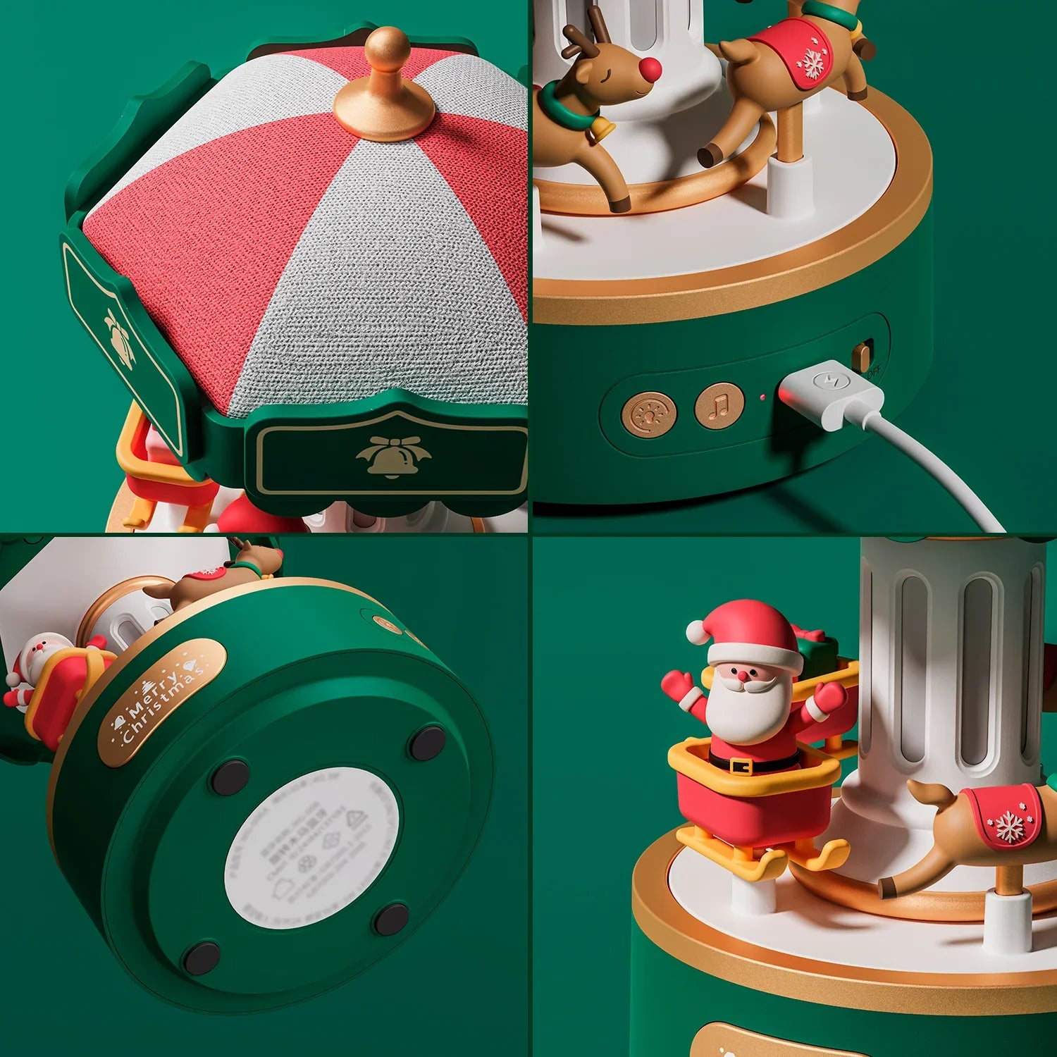 Christmas Carousel Music Boxes