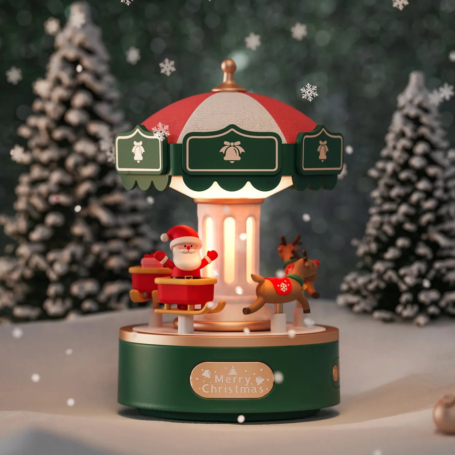 Christmas Carousel Music Boxes
