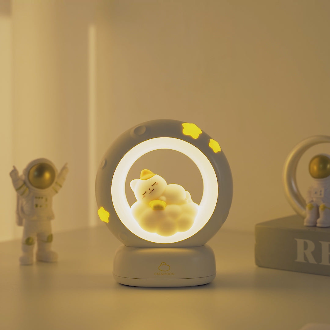 Load video: Goodnight Meow Night Light